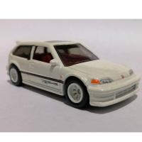 ราคา โมเดลรถ HOT WHEELS 90 Honda Civic EF White Glass Sun Roof Rubber Wheels Scale1:64 No Package (25687117565)