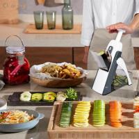 ราคา COD ชุดอุปกรณ์ปอกผักผลไม้ เครื่องหั่นผักผลไม้ มือกด สามารถหั่นได้หลายรูปแบบ Multifunctional Slicers Dicers Claire (28335269102)