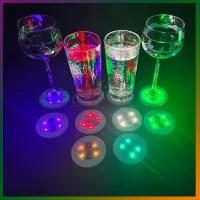 ราคา Crystal ที่รองแก้ว LED เรืองแสง ที่รองแก้วเครื่องดื่มเรืองแสง ที่รองแก้ว LED หลากสี ที่รองแก้วไฟสร้างบรรยากาศ (26727379849)