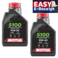 ราคา Motul โมตุล 5100 4T 10W40 10W50 1L 1 ลิตร ester น้ำมันเครื่อง เทคโนโลยีสังเคราะห์ รถจักรยานยนต์ MA2 Technosynthese road (26215040352)