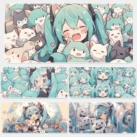 ราคา ♞Hatsune Miku Cartoon Mouse Pad Large Two-Dimensional Office Mouse Pad (24024015627)