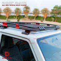 ราคา Roof rack ชุดแต่งแร็คบนหัวเก๋ง ถาดแร็คหลังคา แบบตะแกรง มีไฟเบรค All NEW Toyota Hilux Champ (25774688113)