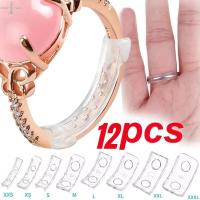 ราคา 12ชิ้น/เซ็ตขนาดแหวนแผ่นปรับสําหรับเครื่องประดับหลวม | ตัวป้องกัน ทีพียู โปร่งใสความกว้าง 2-10 มม. รวม 6 ขนาด - อุปกรณ์เสริมแหวนงานแต่งงาน/อังกฤษ (44050041454)