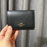 ราคา กระเป๋าสตางค์ผู้หญิง 3พับ Coach แท้ มือสองสภาพ99% (53404119505)