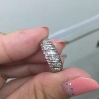 ราคา แหวนโบราณ งานปาหะ ฝังเพชรแท้ เหลี่ยมกุหลาบ (622191495)