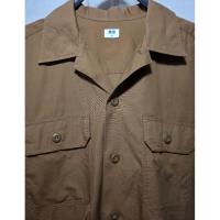 ราคา เสื้อเชิ้ตแขนยาวมีปก UNIQLO สีน้ำตาล รอบอกได้ถึง*46 ความยาวเสื้อ*28 Size M #เสื้อมือสอง (40427053462)