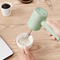 ราคา Usb Rechargeable Hand Mixer เครื่องตีไข่ตีแป้งผสมอาหารไฟฟ้า (10241647455)