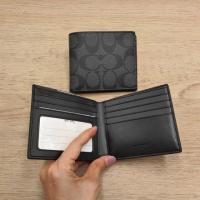 ราคา กระเป๋าสตางค์ COACH ID Billford Wallet In Signature Canvas รุ่น F66551 (6143107742)