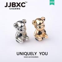 ราคา JJBXC ตัวติดรองเท้า charm โลหะลายตุ๊กตาหมี Teddy Bear น่ารัก สไตล์เก๋ ทนทาน อุปกรณ์ตกแต่งรองเท้า (51752974926)