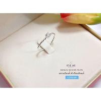 ราคา แหวนเงินแท้92.5% เพชร cz แบบหัวชู 4 มิล ตัวแหวนแบบเกลียว เล็กๆ น่ารักๆ ค่ะ (เรือนเงินแท้):CZ0226 (51100796163)