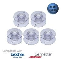 ราคา กระสวยพลาสติกสำหรับจักรเย็บผ้าbrother,bernette,singer,janome,elna,elvira แพ็ค 5 ชิ้น (6176270267)