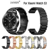 ราคา สาย Xiaomi Watch S3 New สายนาฬิกาข้อมือ สแตนเลส สำหรับ สำหรับ xiaomi watch s3 New สมาร์ทวอทช์ (25322580024)
