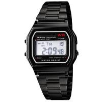 ราคา ALARM CHRONO นาฬิกา รุ่น A178 สีดำ สายแสตนเลส หน้าปัดไฟLED สไตล์แบรนด์ดัง (1250351119)