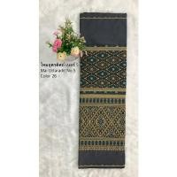 ราคา ผ้าฝ้ายแกมไหม ทอลาย ผ้าถุงสำเร็จรูป ใส่ทำบุญ ตัดชุดทำงาน ชองฝาก ของขวัญ (22751744411)