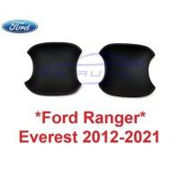 ราคา 2ชิ้น ดำด้าน ถาดรองมือเปิด Ford Ranger 2012 - 2021 ถ้วยมือเปิด ฟอร์ด เรนเจอร์ มาสด้า บีที Mazda BT50 เบ้ากันรอย ถ้วยรอง (19336263273)