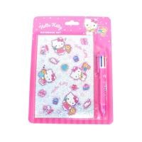 ราคา ชุดโน๊ตบุ๊คปกแข็งเด็ก Sanrio Hello Kitty พร้อมปากกาลูกบอล 6 สีสําหรับโรงเรียนและเด็ก (29381140300)