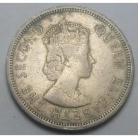 ราคา ปี 1960, เหรียญ 1 Dollar, ประเทศฮ่องกง (Hong Kong), Queen Elizabeth II (8208712524)