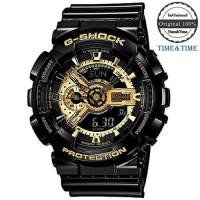 ราคา Casio G-Shock นาฬิกาข้อมือผู้ชาย สีดำ/สีทอง สายเรซิ่น รุ่น GA-110GB-1ADR (7460609795)