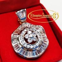 ราคา INSPIRE JEWELRY จี้ฝังเพชร size 4x4cm.งาน Design เกรดพรีเมี่ยม ตัวเรือนหุ้มทองแท้24K สวยหรู งานสวยมาก งานฝังแบบร้านเพชร (5725247985)