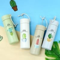 ราคา กระติกน้ำ กระบอกน้ำ กระบอกน้ำลาย LOVE ลายกระบองเพชร เก็บอุณหภูมิ ร้อน-เย็น 400ml มีให้เลือก 4 ลาย (4163329661)