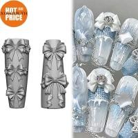 ราคา XOITR 3D ริบบิ้น Bowknot ซิลิโคนเล็บแม่พิมพ์แกะสลักแม่แบบ Soft Stamping แผ่น DIY เล็บ Mould เครื่องมือตกแต่ง Trinkets TH (51654987259)