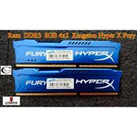 ราคา Ram Kingston Hyper DDR3 / 8GB 4x2 Bus1600 Kingston // มีซิ้งสีฟ้า // มือสอง Second Hand (7087673641)