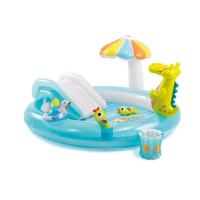 ราคา Ainakids Intex สระน้ำ สไลเดอร์จระเข้น้อย สีฟ้า รุ่น 57129 (973239544)