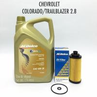 ราคา ชุดเปลี่ยนถ่ายน้ำมันเครื่อง CHEVROLET COLORADO/TRAILBLAZER 2.8 ปี 2012-2018 by ACDelco 5W-30 Dexos2 (726812162)