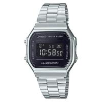 ราคา Casio Standard นาฬิกาข้อมือผู้ชาย สายสแตนเลส รุ่น A168WEM,A168WEM-1,A168WEM-1DF - สีเงิน (1201474411)