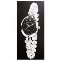 ราคา Royal Crown นาฬิกาประดับเพชรสำหรับสตรี สายเพชร รุ่น 2506-b12-Bl สี Black (1184119198)