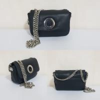 ราคา กระเป๋ามือสอง - กระเป๋าสะพายข้าง (แมงโก้) MNG หนังแท้ สีดำ (5529944822)