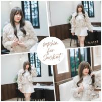 ราคา เสื้อกันหนาวขนเฟอร์ เสื้อคลุมกันหนาวขนเฟอร์ แจ็คเก็ตขนเฟอร์ Sophia fur jacket (23863068019)