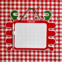 ราคา กระดานไวท์บอร์ดแขวนผนังรูปปู✌️ของมือสองน้าา (25946191654)