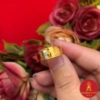 ราคา แหวนทองฝังเพชร แหวนตัวอักษร B D E F H J K M N เสริมบารมี ใส่ได้ทุกโอกาส ชุบทอง งานสวย แหวนแฟชั่น พร้อมส่ง (24713927689)