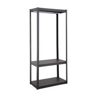 ราคา HomeHuk โครงตู้เสื้อผ้า 1 ราวแขวน รุ่นอีซี่เชลฟ์ - สีดำ (25228494949)