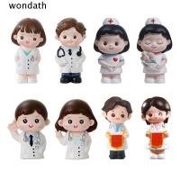 ราคา WONDA Doctor ตุ๊กตาพยาบาล, เรซิ่นการ์ตูนหมอโรงรถชุด,น่ารัก DlY หมอพยาบาลรุ่นรูปปั้นคอลเลกชัน (55351848477)