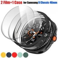 ราคา กระจกนิรภัย + หน้าจอสําหรับ Samsung Galaxy Watch 8 Classic 46mm Galaxy Watch 8 Classic Shell Cover (43067456838)