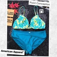ราคา ชุดว่ายน้ำ Bikini ชุดทูพีช Two-piece ท่อนบน Point Perception / ท่อนล่าง American Apparel ไซส์ M (1190957628)