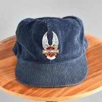 ราคา Harley Davidson Cap หมวกฮาเล่ย์ ลูกฟูก สีกรมท่า หมวกแก๊ป vintage (29044077541)