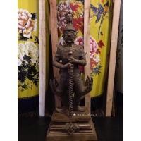 ราคา ท้าวเวสสุวรรณเศียรพระอินทร์ทองเหลืองขนาดใหญ่สูง 26.5 นิ้ว (10330513357)