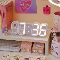 ราคา นาฬิกาอัจฉริยะ พร้อมส่ง 3D LED Clock นาฬิกาแขวนผนังดิจิตอลเรืองแสง วางตั้งโต๊ะได้ (26757321279)