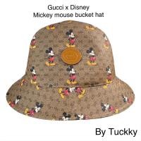 ราคา Gucci Buckket hat x disney mickey mouse ของแท้ (2956625492)