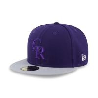 ราคา 59FIFTY PACK - ALOHA COLORADO ROCKIES COOPERSTOWN PURPLE 59FIFTY CAP (26753119151)