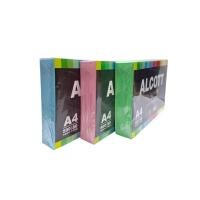 ราคา [ออกใบกำกับภาษีได้] กระดาษถ่ายเอกสารสี A4 ALCOTT 80 แกรม ( 500 แผ่น/ห่อ) (54554168405)