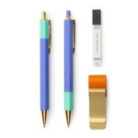 ราคา Kikkerland Mechanical Pen & Pen & Pencil Set ชุดปากกาและดินสอกด (22480337642)