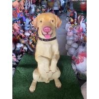 ราคา #หมา#หมาเรซิน #หมารมาดอท่านั่ง#หมาแต่งสวนแต่งบ้าน ท่านั่งน่ารักสูง52cm (9281677778)