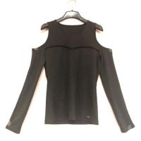 ราคา Guess เสื้อแขนยาวสีดำโชว์ไหล่ เจาะป้าย มือ1 (2044548240)