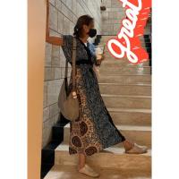 ราคา เดรสสไตล์โบฮีเมี่ยน เดรสยาว maxi dress ชุดโบฮีเมี่ยน ชุดไปทะเล ชุดเดรสยาว ลายชนเผ่า mandala ผ้า rayon 100% (6837338553)