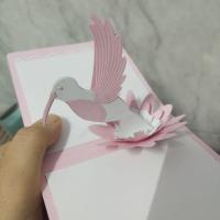 ราคา การ์ดป๊อปอัพ นกดอกไม้ และ ผี้เสื้อการ์ด 4.3*4.5in (25952460045)