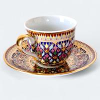 ราคา ชุดกาแฟเบญจรงค์ลายพุ่มข้าวบิณฑ์ (24944744207)